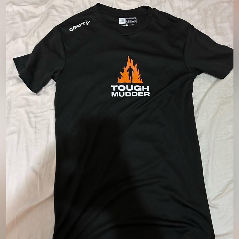 Tough Mudder Unisex Finisher T shirt performance wear XS Workout Like New race